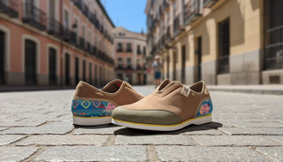 Zapatillas Pychon Hermida Color Camel